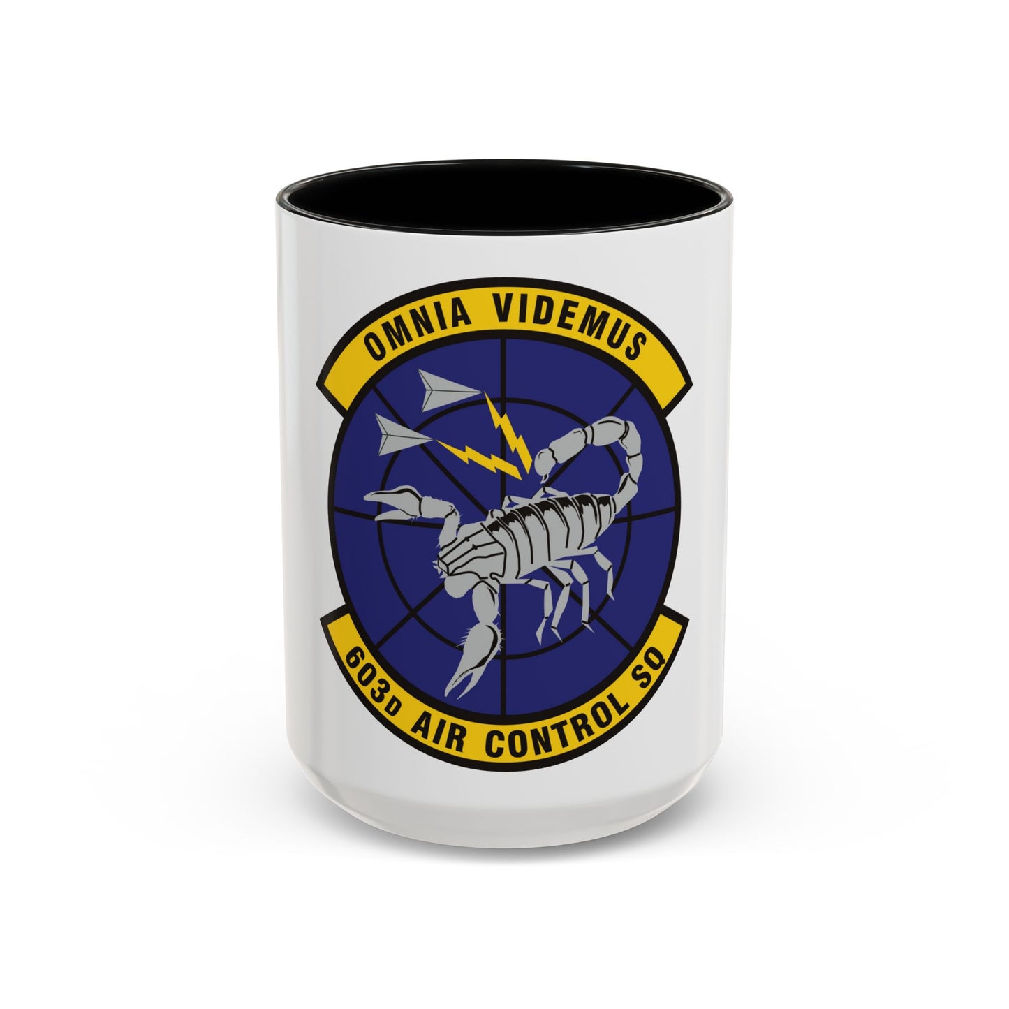 603d Air Control Squadron (U.S. Air Force) Accent Coffee Mug