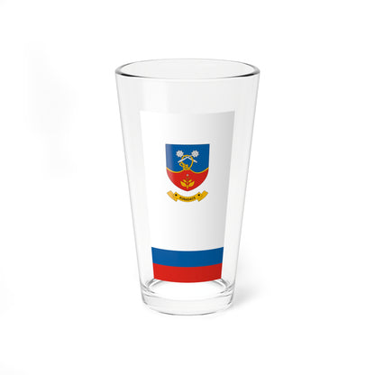 Flag of Kunadacs vertical (Hungary) Pint Glass 16oz