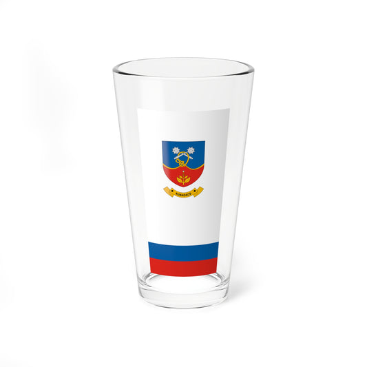 Flag of Kunadacs vertical (Hungary) Pint Glass 16oz