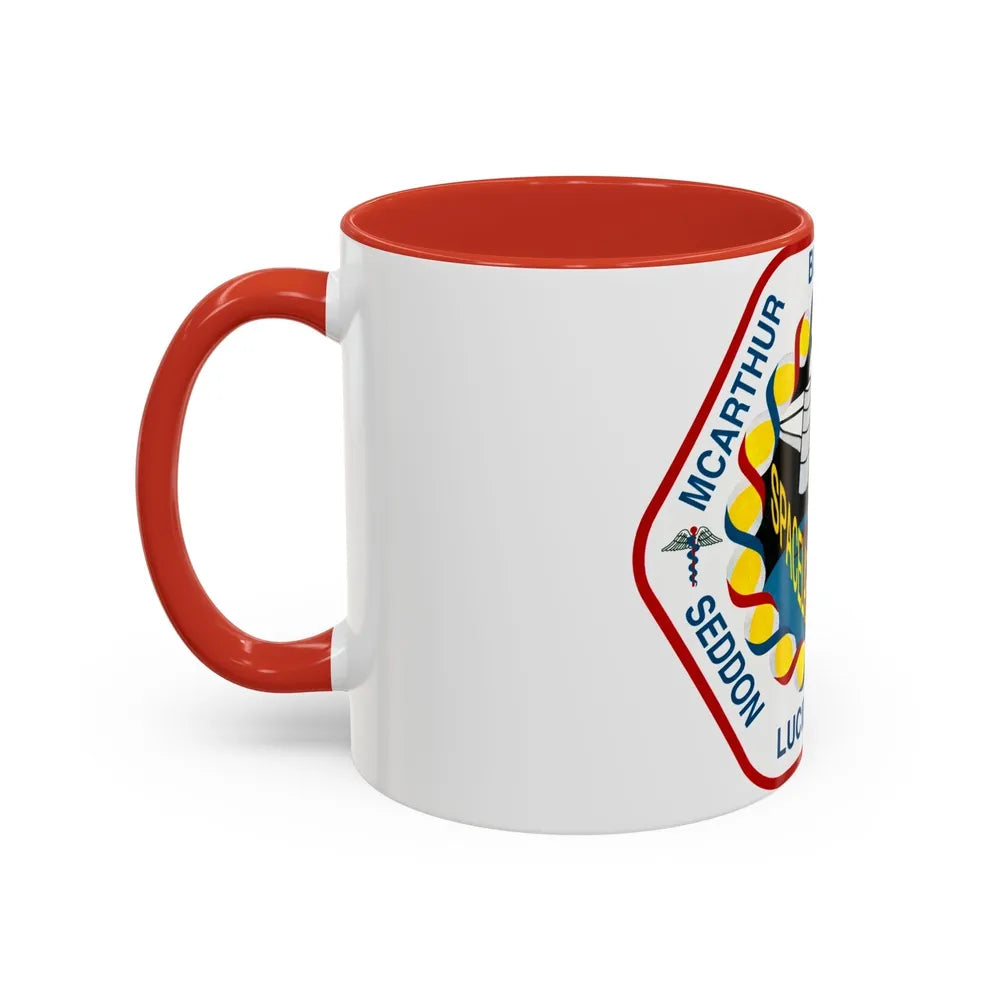 STS 58 (NASA) Accent Coffee Mug-Go Mug Yourself