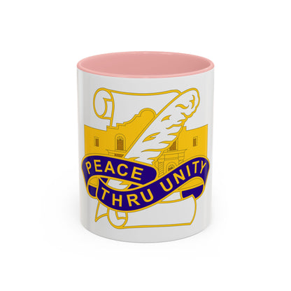 321 Civil Affairs Brigade 2 (U.S. Army) Accent Coffee Mug