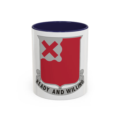875 Engineer Battalion (U.S. Army) Accent Coffee Mug
