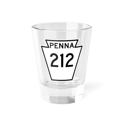 PA-212 1948 (Pennsylvania) (Road Sign) Shot Glass 1.5oz