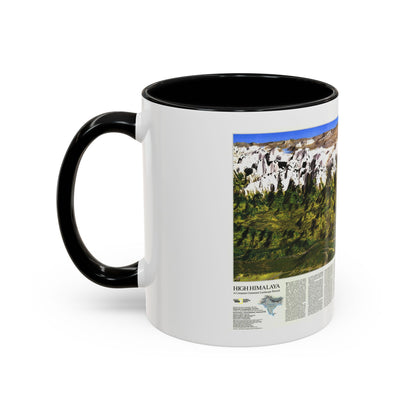High Himalaya (1988) (Map) Accent Coffee Mug