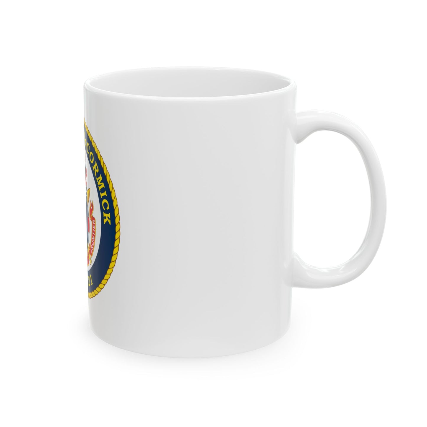 USS John McCormick WPC 1121 (U.S. Coast Guard) White Coffee Mug
