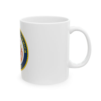 USS John McCormick WPC 1121 (U.S. Coast Guard) White Coffee Mug