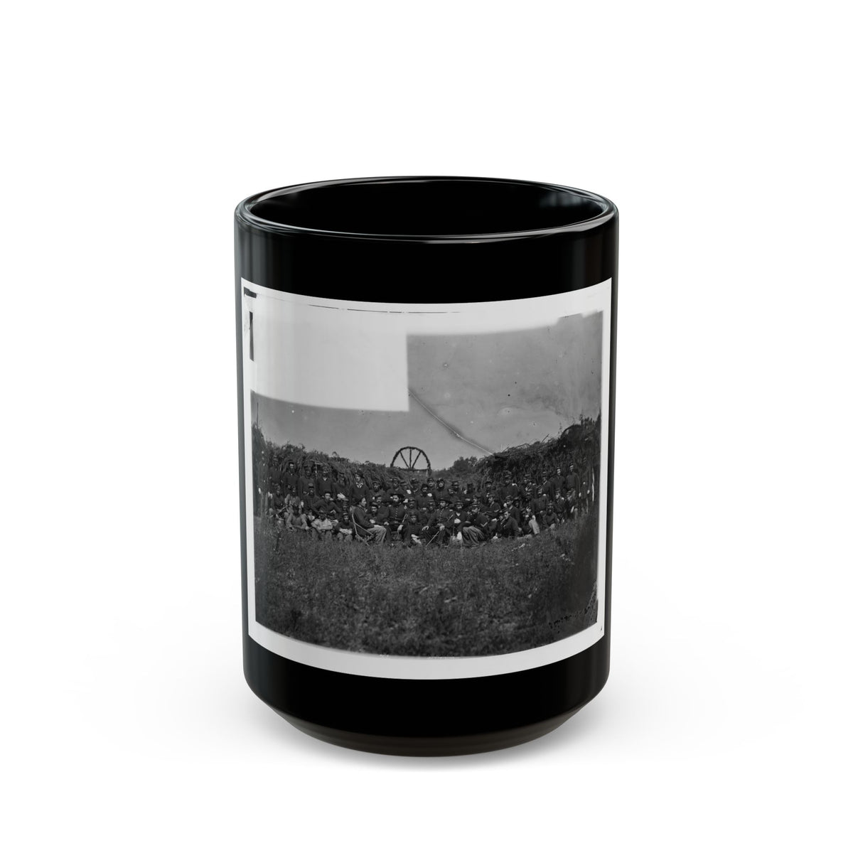 Bealeton, Virginia. Company K 93d New York Infantry Headquarters Guard. Army Of The Potomac (U.S. Civil War) Black Coffee Mug