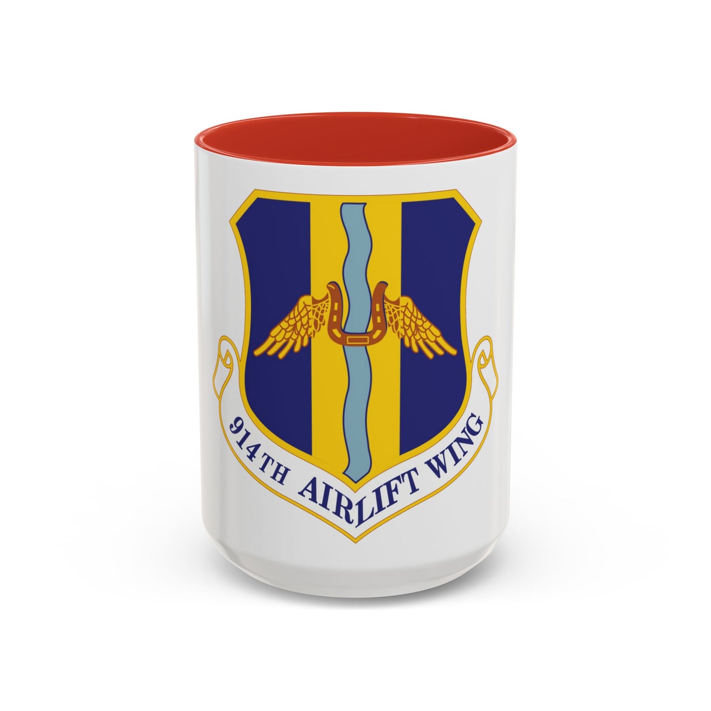 914th Airlift Wing (U.S. Air Force) Accent Coffee Mug