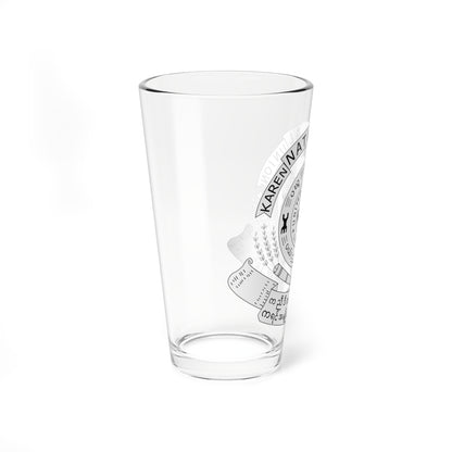 Seal of the Karen National Union (Myanmar) (Coat of Arms) Pint Glass 16oz