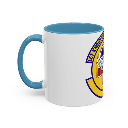 87 Healthcare Operations Squadron AMC (U.S. Air Force) Accent Coffee Mug