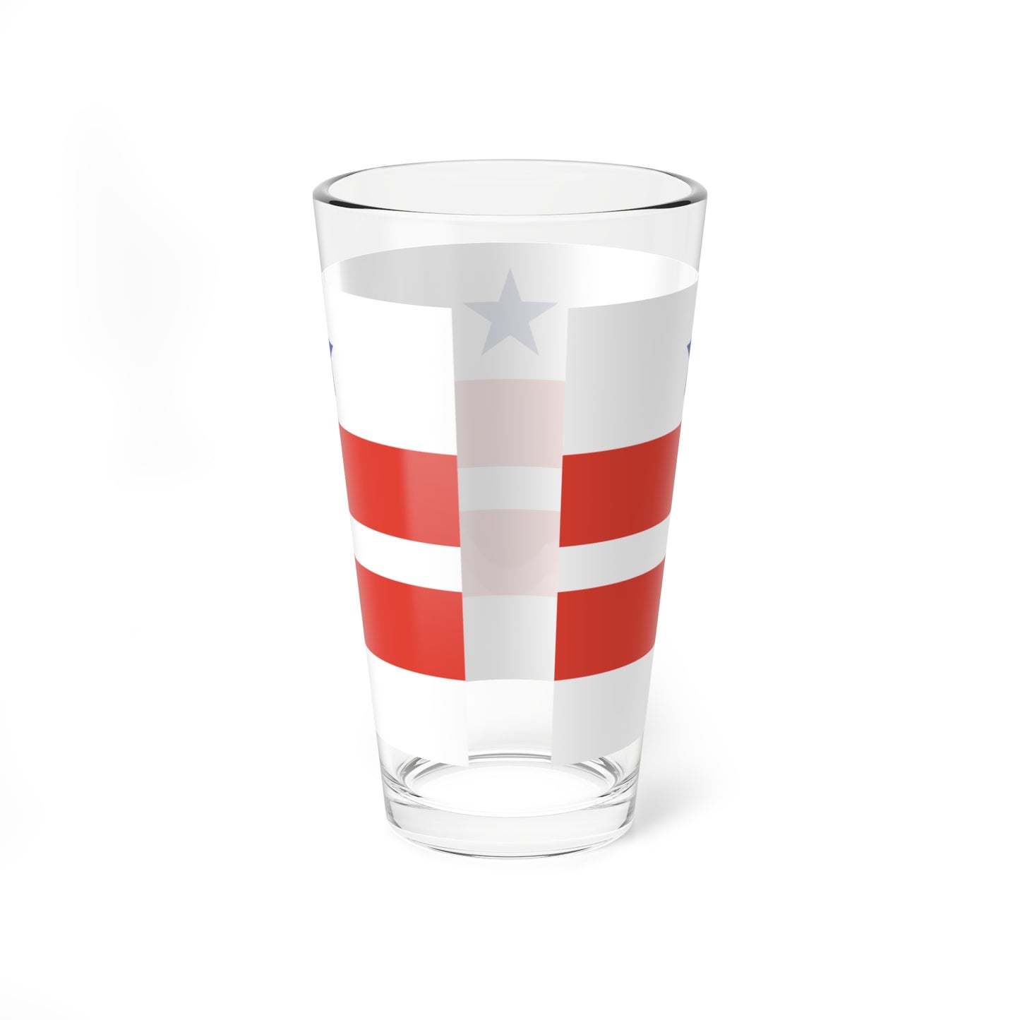 Washington D.C. Flag design Charles Dunn 1924 (United States) Pint Glass 16oz