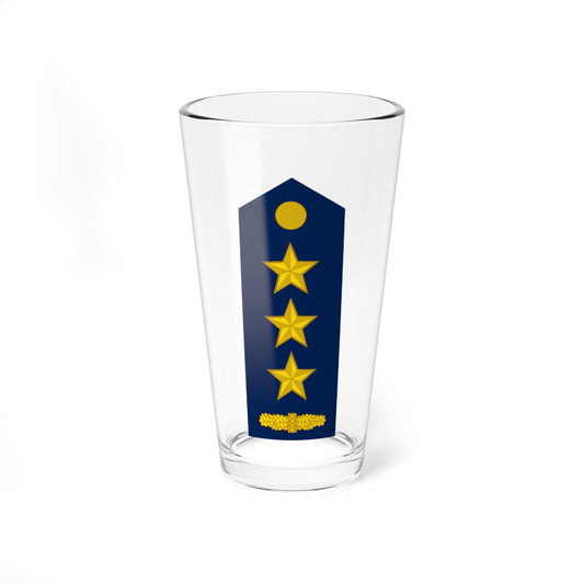 ALB Airforce OF 5 (Albania) (Military Rank) Pint Glass 16oz
