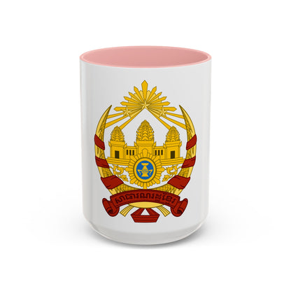 Coat of arms of the Khmer Republic - Accent Coffee Mug