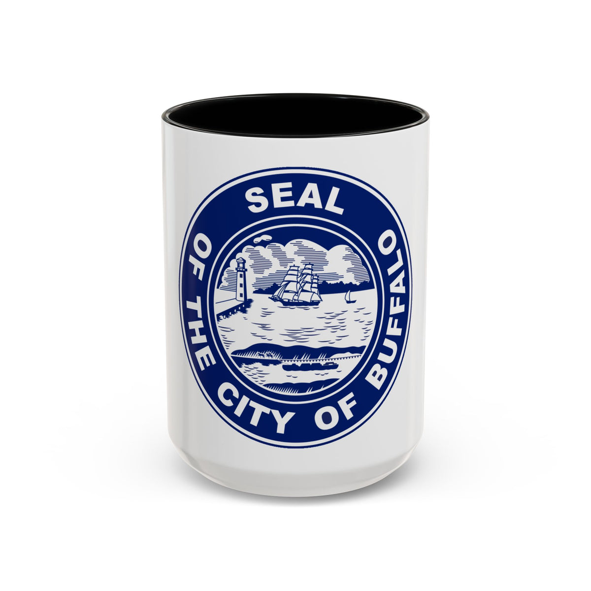Seal of Buffalo New York - Accent Coffee Mug