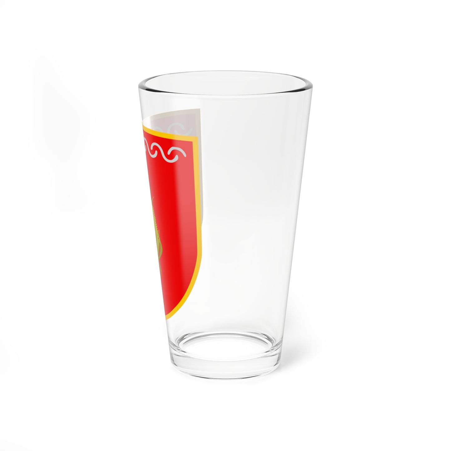 Coat of arms of Vevčani Municipality (North Macedonia) (Coat of Arms) Pint Glass 16oz