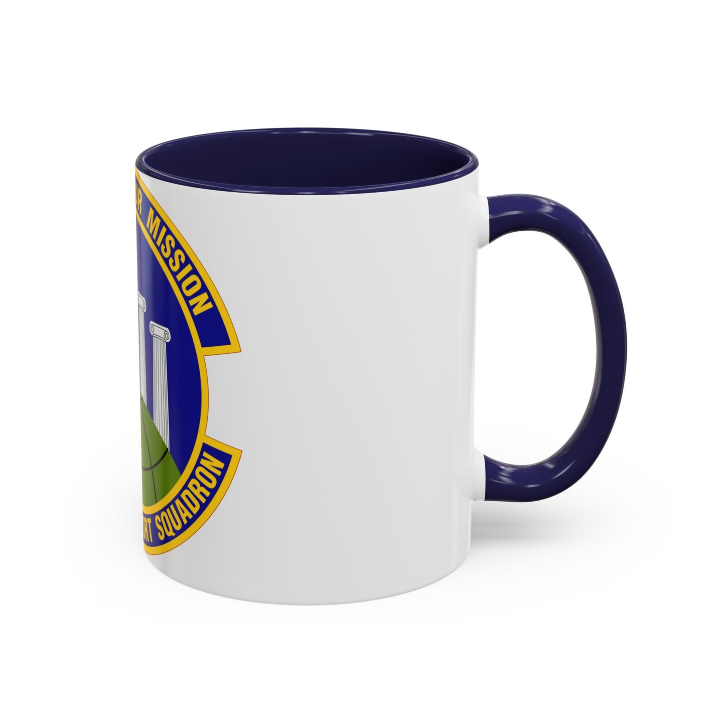 460 Force Support Squadron AFSPC (U.S. Air Force) Accent Coffee Mug