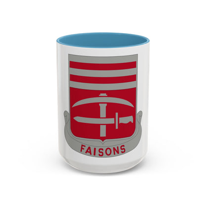 140 Engineer Battalion (U.S. Army) Accent Coffee Mug