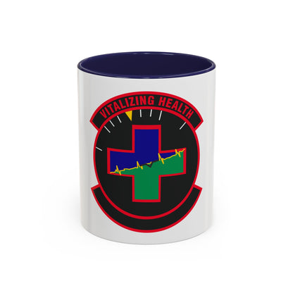 628 Healthcare Operations Squadron AMC (U.S. Air Force) Accent Coffee Mug