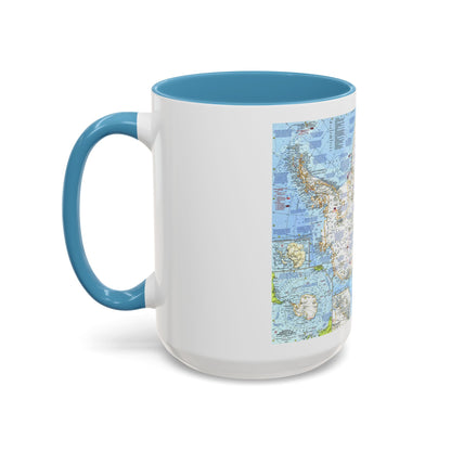 Antarctica (1963) (Map) Accent Coffee Mug