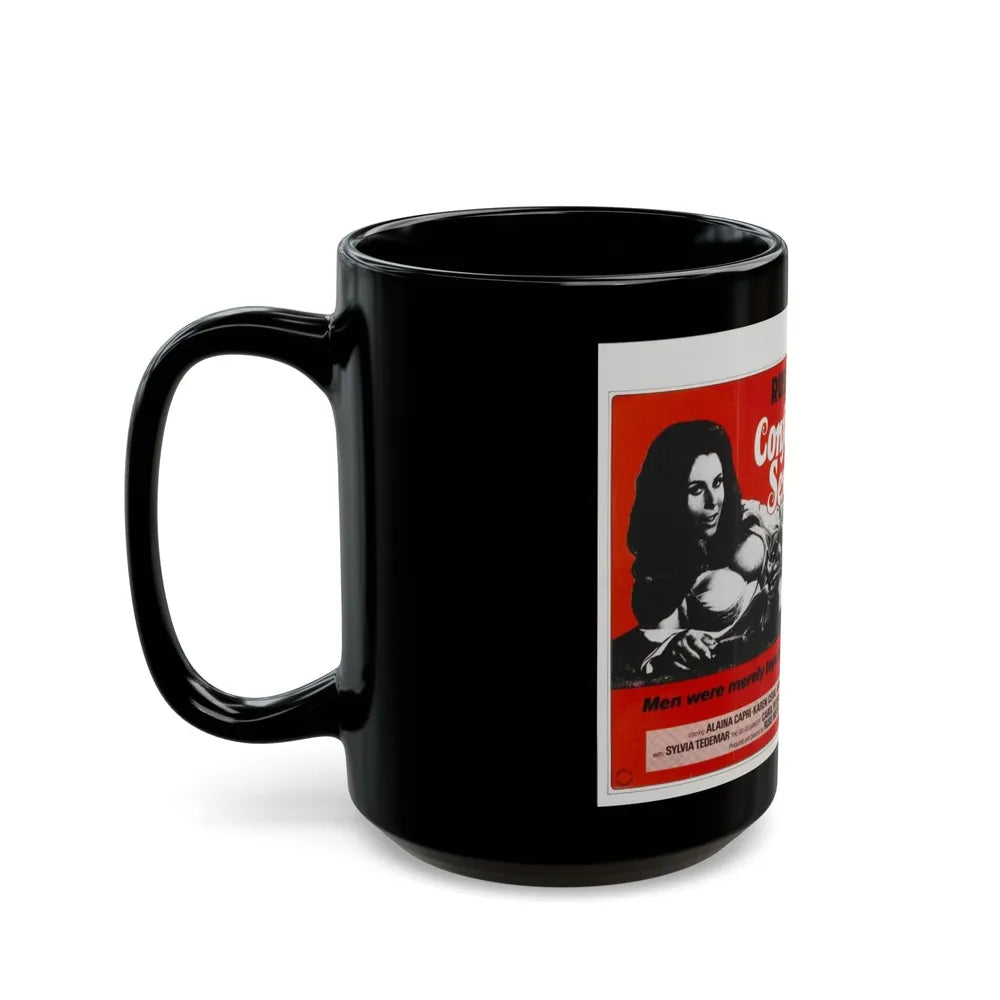 CONFESSIONS OF A SEXY SUPERVIXEN 1967 Movie Poster - Black Coffee Mug-Go Mug Yourself