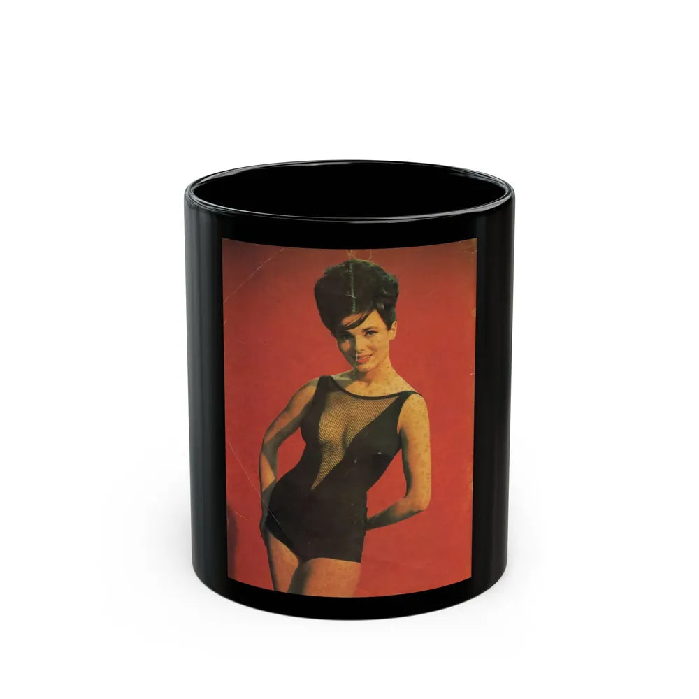 Gila Golan #109 (Vintage Female Icon) Black Coffee Mug-11oz-Go Mug Yourself