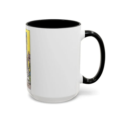 The Chariot (Tarot Card) Accent Coffee Mug-Go Mug Yourself