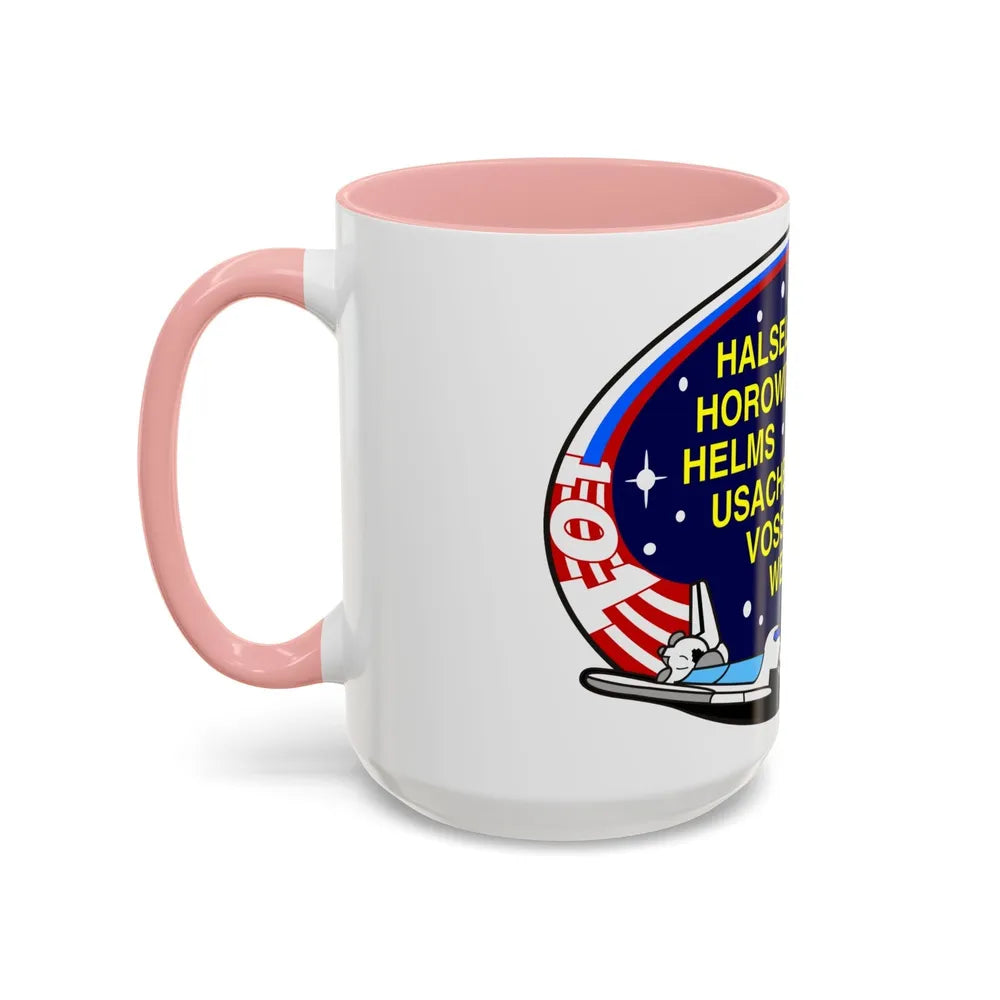 STS 101 (NASA) Accent Coffee Mug-Go Mug Yourself