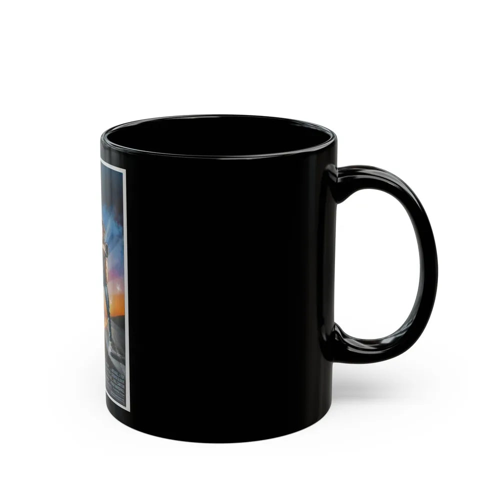 BACK TO THE FUTURE 1985 Movie Poster - Black Coffee Mug-Go Mug Yourself