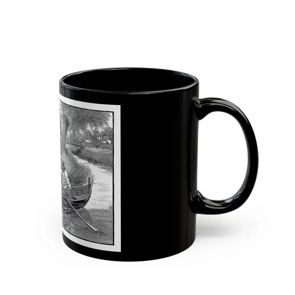 George Freeborn From The Boy's Own Paper, 18th October, 1890 - Black Coffee Mug-Go Mug Yourself