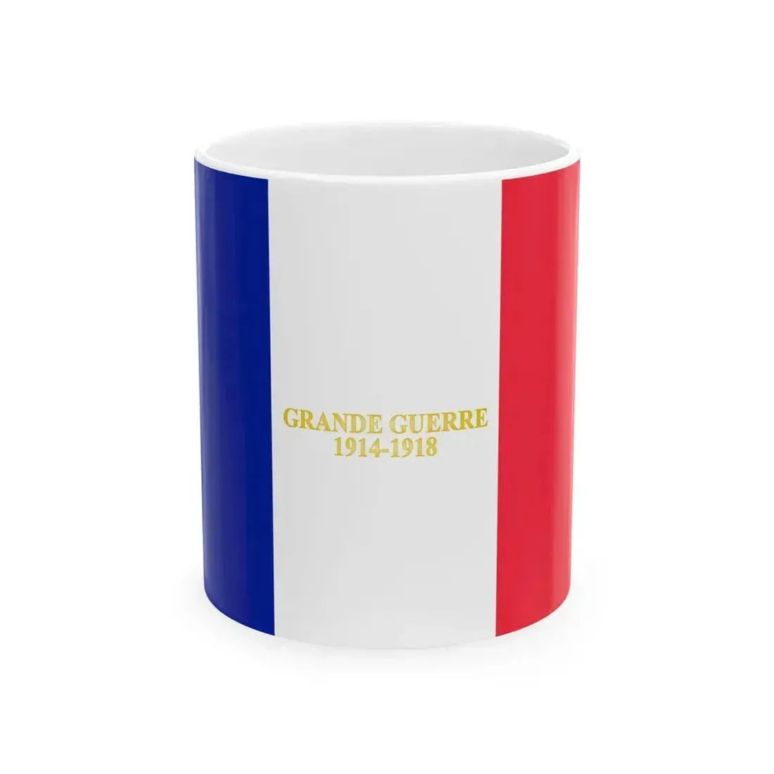 25e regiment du genie de lair-drapeau (France) White Coffee Mug 11oz - Go Mug Yourself
