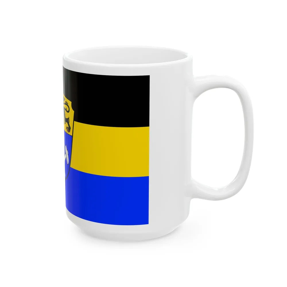 Flag of Weilheim Schongau Germany - White Coffee Mug-Go Mug Yourself