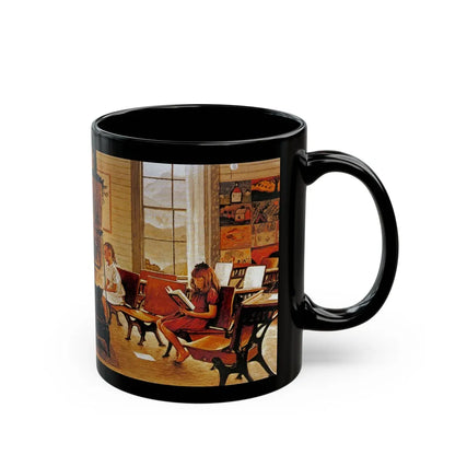 Rockwell1 (4) - Black Coffee Mug-Go Mug Yourself