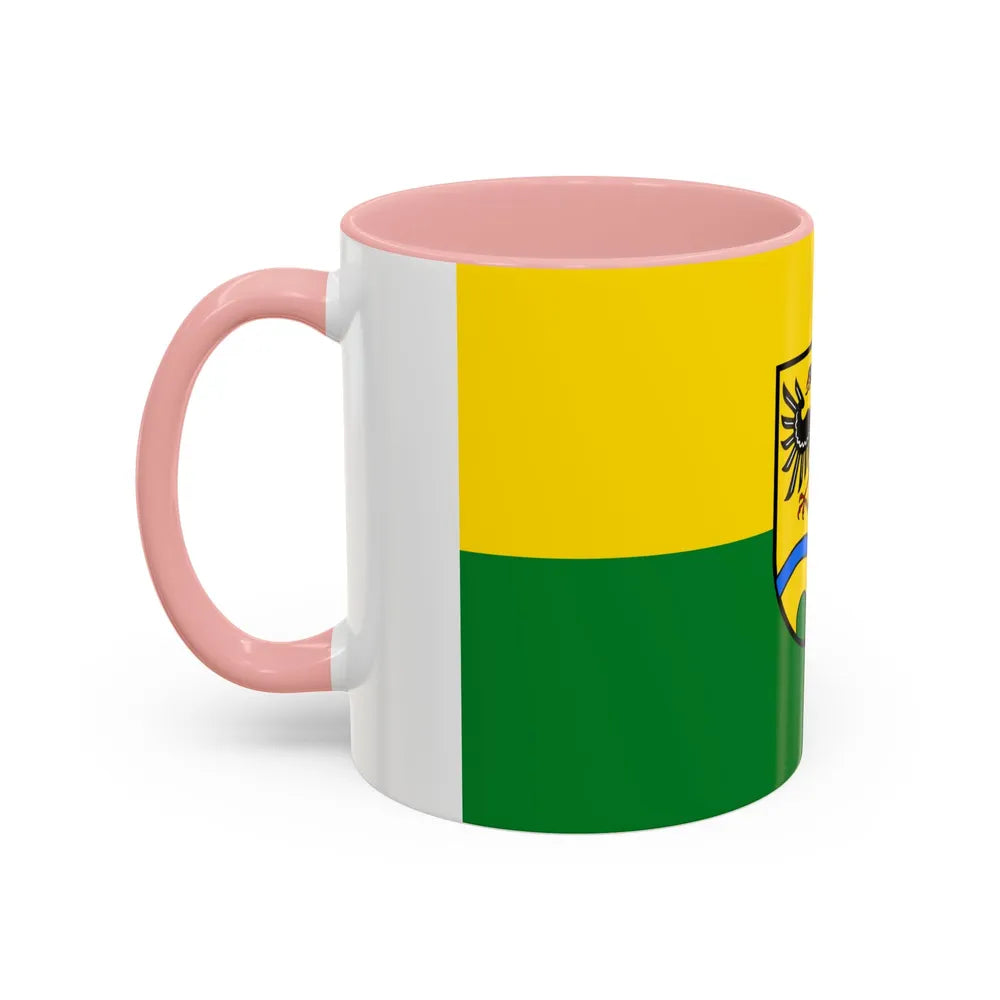 Flag of Deggendorf Germany - Accent Coffee Mug-Go Mug Yourself