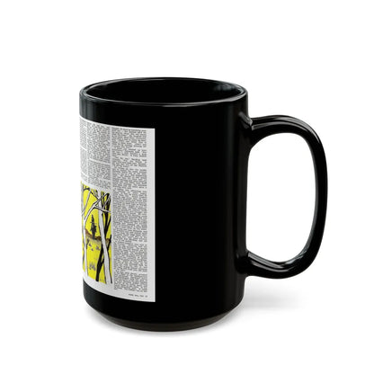 Buffalo Kill, Adam magazine, May 1963 - Black Coffee Mug-Go Mug Yourself