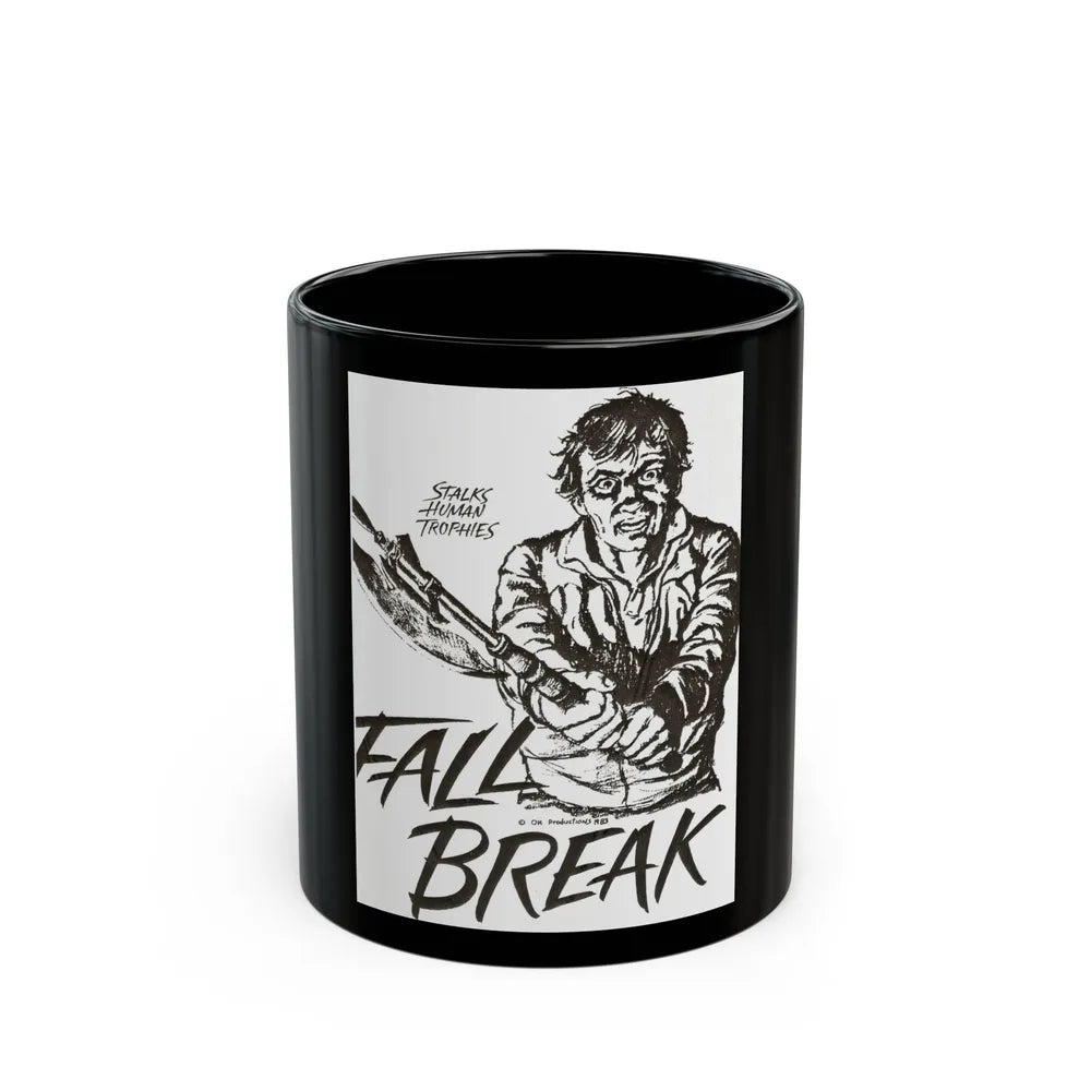 FALL BREAK (THE MUTILATOR) 2 1984 Movie Poster - Black Coffee Mug-11oz-Go Mug Yourself