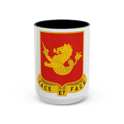 25th Field Artillery Regiment (U.S. Army) Accent Coffee Mug 15oz Black - Go Mug Yourself