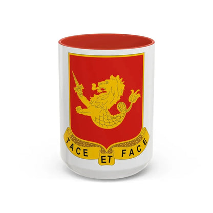 25th Field Artillery Regiment (U.S. Army) Accent Coffee Mug 15oz Red - Go Mug Yourself