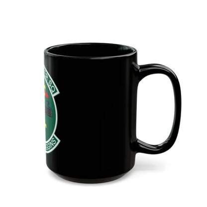 25th Fighters Sq (U.S. Air Force) Black Coffee Mug-Go Mug Yourself