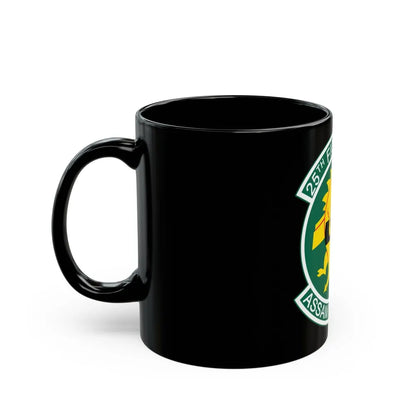 25th Fighters Sq (U.S. Air Force) Black Coffee Mug-Go Mug Yourself