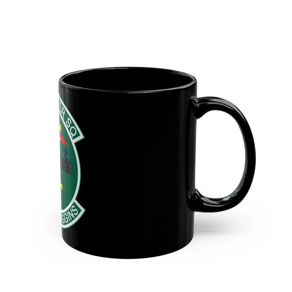 25th Fighters Sq (U.S. Air Force) Black Coffee Mug-Go Mug Yourself