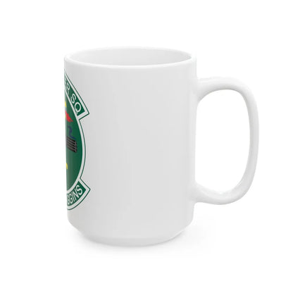 25th Fighters Sq (U.S. Air Force) White Coffee Mug-Go Mug Yourself