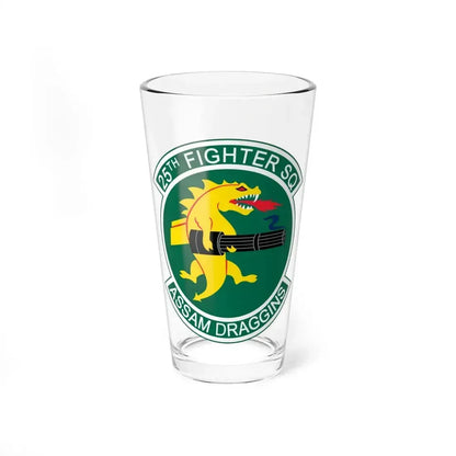 25th Fighters Sq (U.S. Air Force) Pint Glass 16oz 16oz - Go Mug Yourself