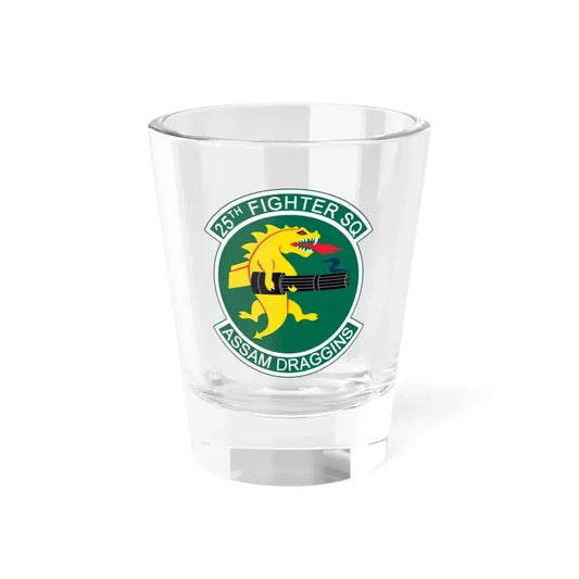 25th Fighters Sq (U.S. Air Force) Shot Glass 1.5oz 1.5oz - Go Mug Yourself