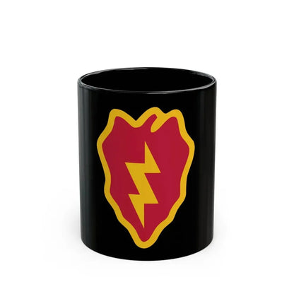 25th Infantry Division shoulder sleeve insignia (U.S. Army) Black Coffee Mug 11oz - Go Mug Yourself