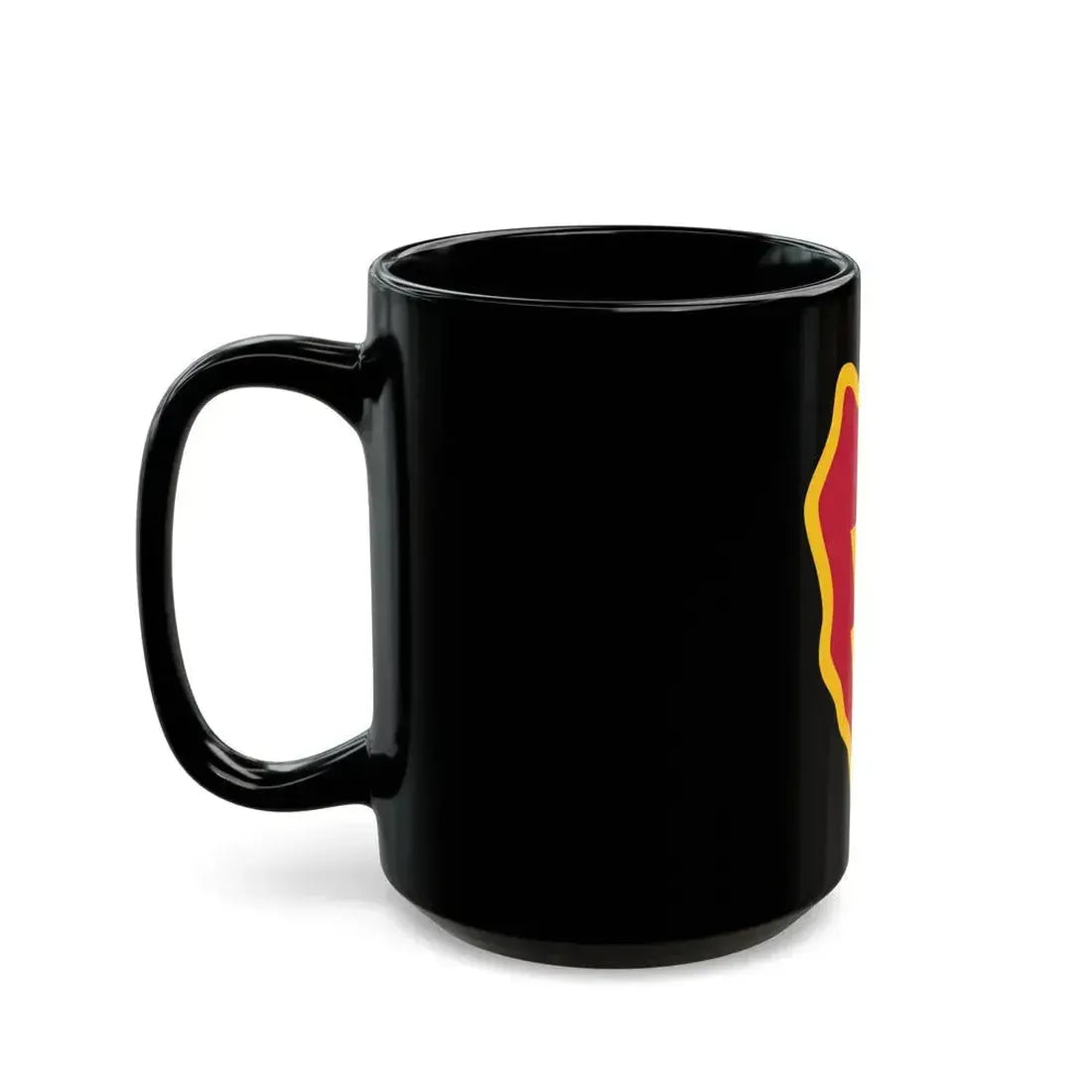 25th Infantry Division shoulder sleeve insignia (U.S. Army) Black Coffee Mug - Go Mug Yourself