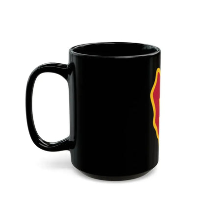 25th Infantry Division shoulder sleeve insignia (U.S. Army) Black Coffee Mug - Go Mug Yourself