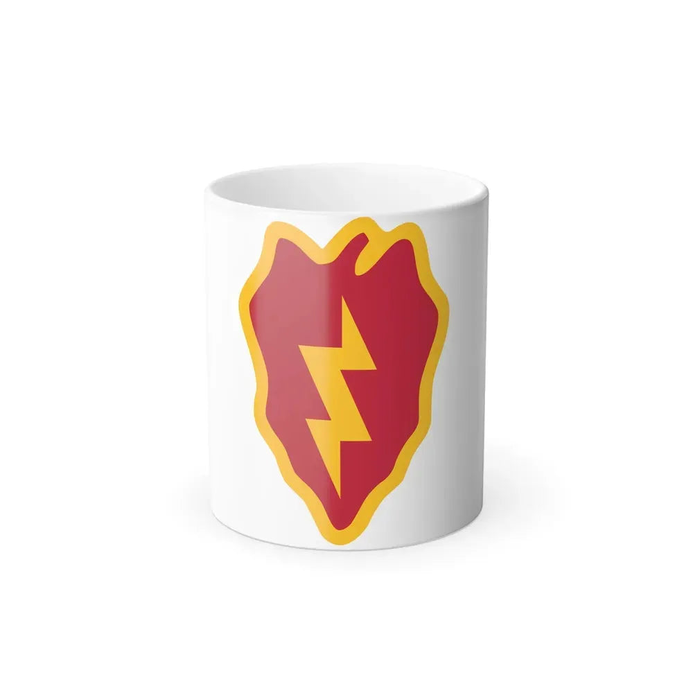 25th Infantry Division shoulder sleeve insignia (U.S. Army) Color Changing Coffee Mug 11oz - Go Mug Yourself