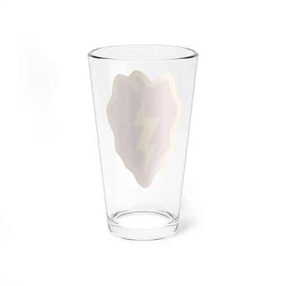 25th Infantry Division shoulder sleeve insignia (U.S. Army) Pint Glass 16oz - Go Mug Yourself