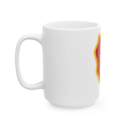 25th Infantry Division shoulder sleeve insignia (U.S. Army) White Coffee Mug - Go Mug Yourself