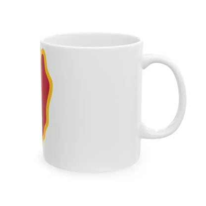 25th Infantry Division shoulder sleeve insignia (U.S. Army) White Coffee Mug - Go Mug Yourself